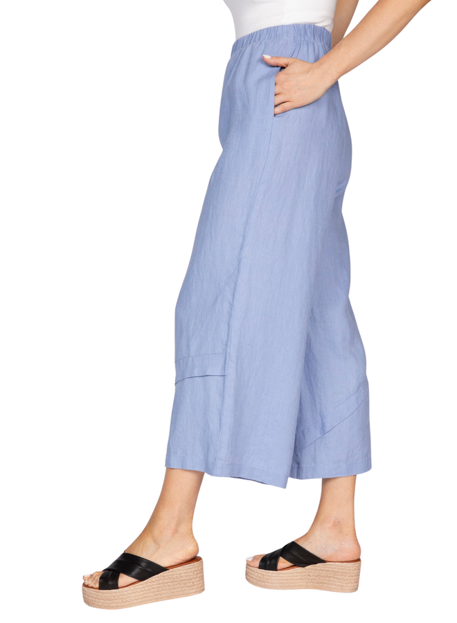 Olivia Linen Crossroads Pant in Periwinkle