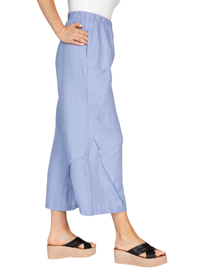 Olivia Linen Crossroads Pant in Periwinkle
