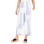 Olivia Linen Colorblock Breeze Pant in Blues