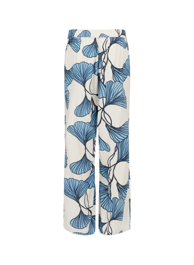Noen Ginkgo Leaf Trousers in Blue