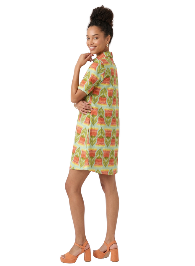 Uncle Frank Tulip Swing Shirt Dress