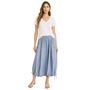 Twill Cargo Maxi Skirt