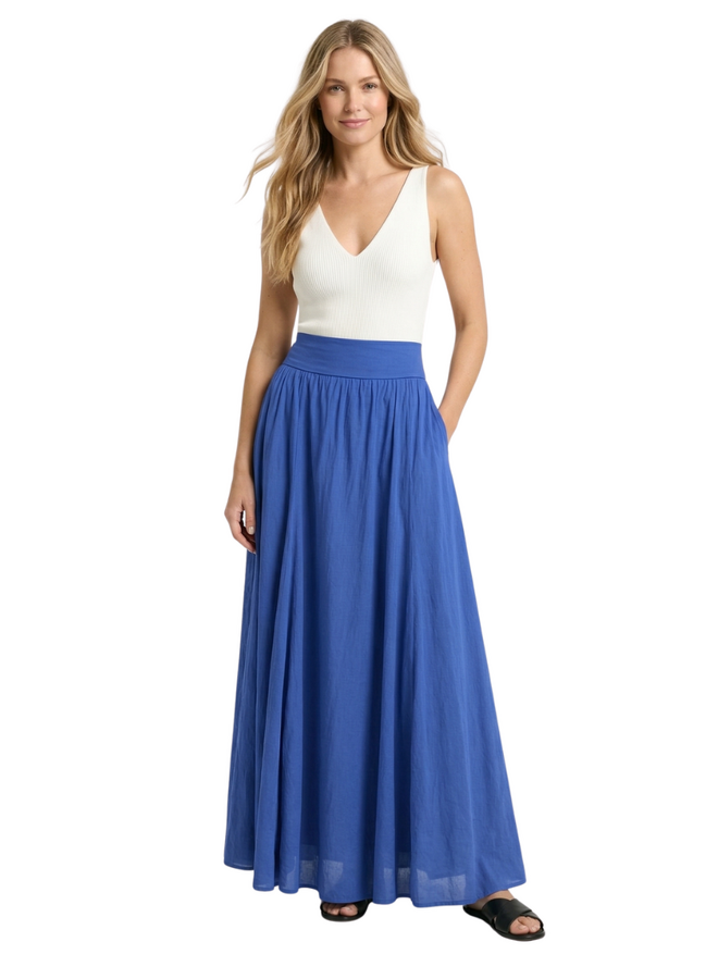 Bohemian Skirt in Royal