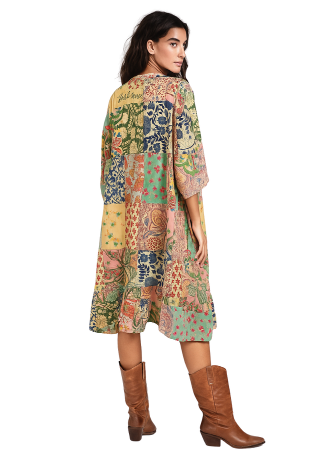 Jaded Gypsy Afternoon Garden Views Dress