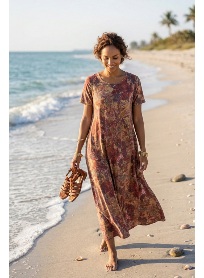 Jaded Gypsy Weekend Wander Dress in Woodland Meadow