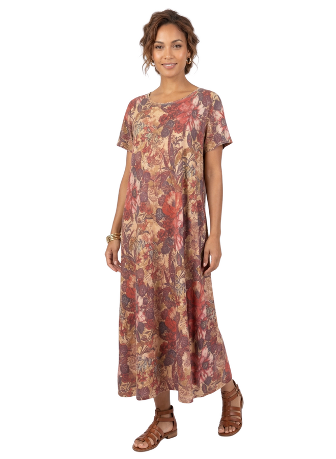 Jaded Gypsy Weekend Wander Dress in Woodland Meadow