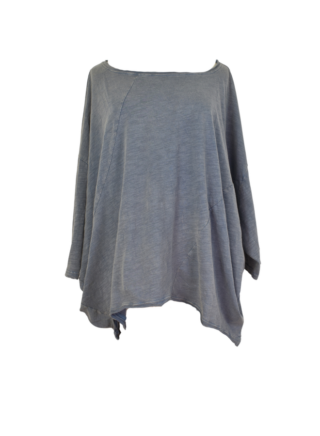 Jaded Gypsy Be Free Top in Vintage Denim