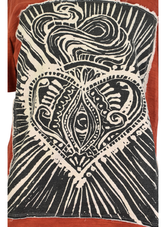 Jaded Gypsy Moon Dance Tee in Heart of Light