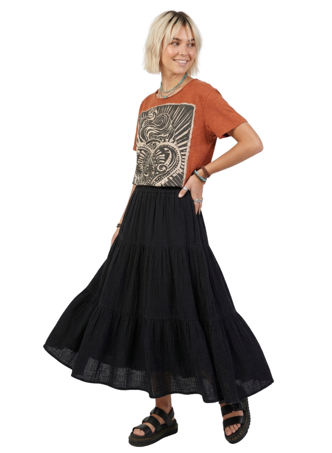 Jaded Gypsy Moon Dance Tee in Heart of Light