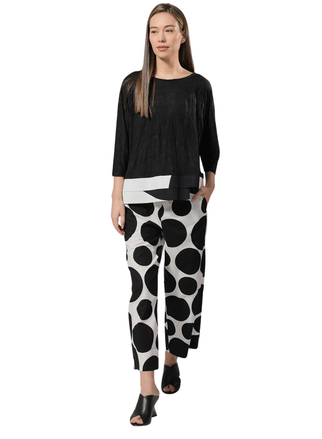 Alembika Solo Cropped Pants In Bubbles