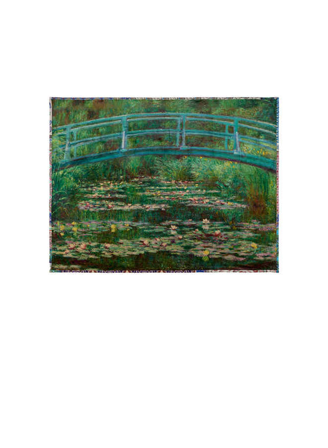 Johnny Was The Japanese Footbridge Travel Blanket