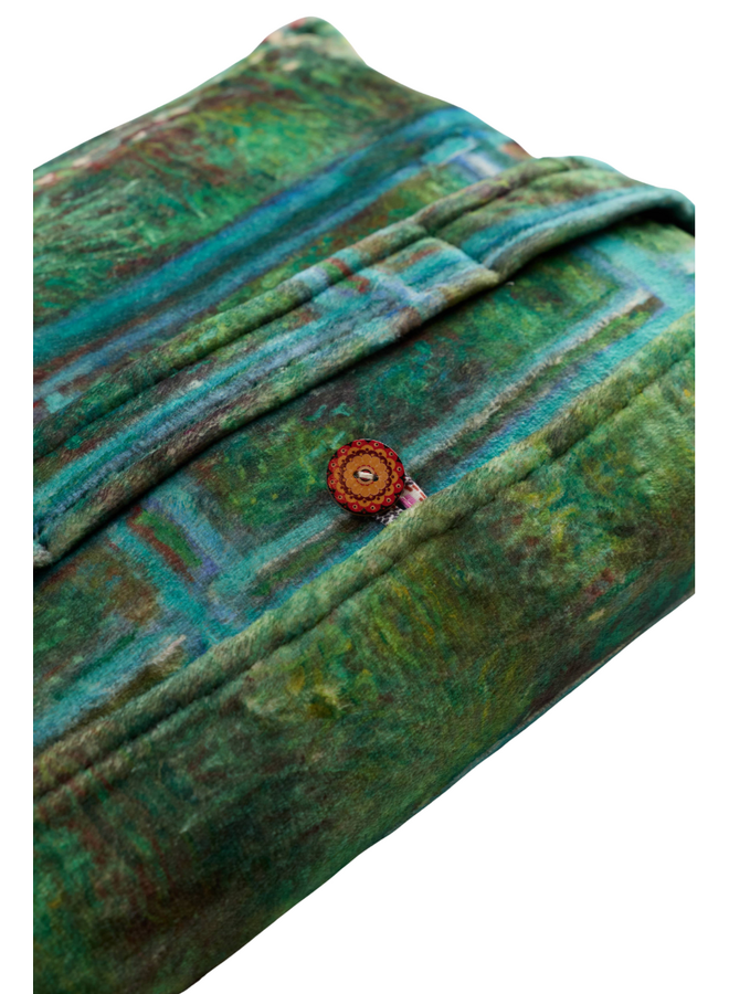 Johnny Was The Japanese Footbridge Travel Blanket