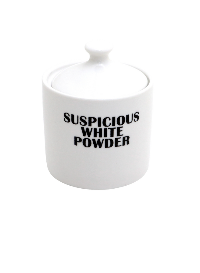 "Suspicious White Powder" Sugar Bowl