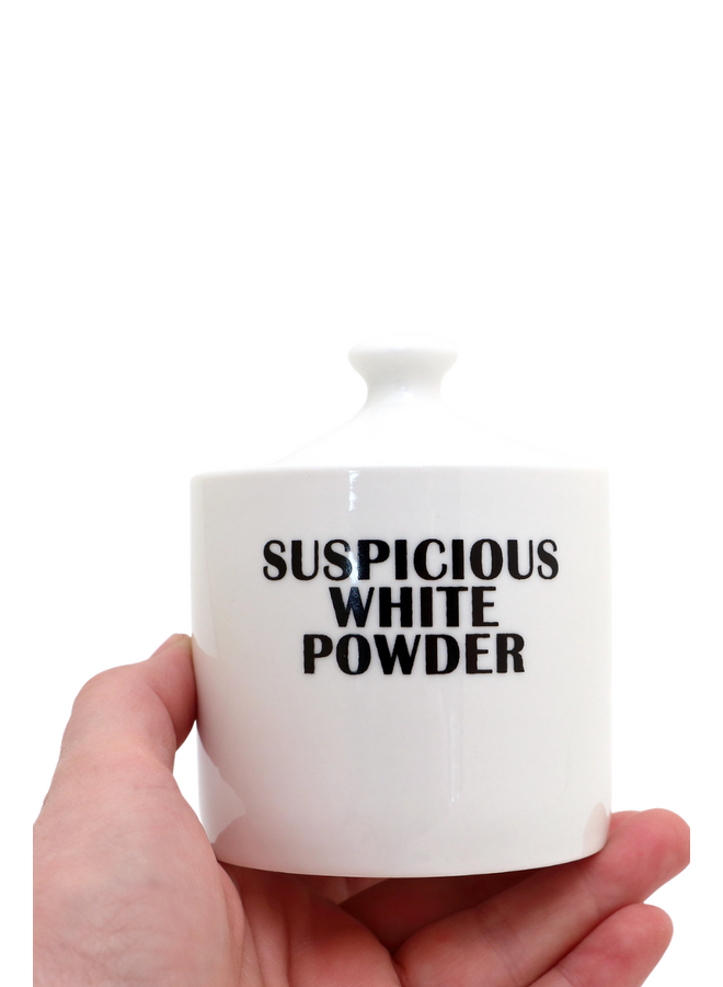 "Suspicious White Powder" Sugar Bowl