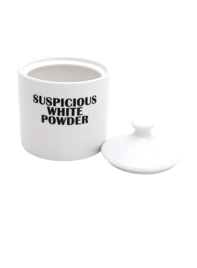 "Suspicious White Powder" Sugar Bowl