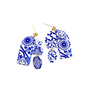 Viola Portuguese Tile Style Earrings