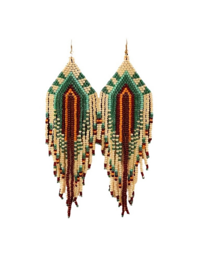 American Indian Beaded Earrings