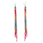 Beaded Fringe Duster Earrings Moroccan