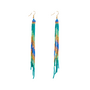 Beaded Fringe Duster Earrings In Fresh Multi