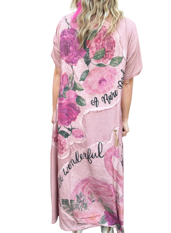 Rare Bird Flamingo T Dress