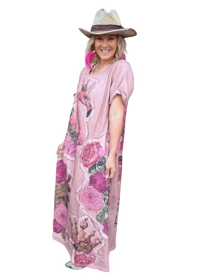 Rare Bird Flamingo T Dress