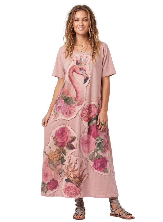 Rare Bird Flamingo T Dress