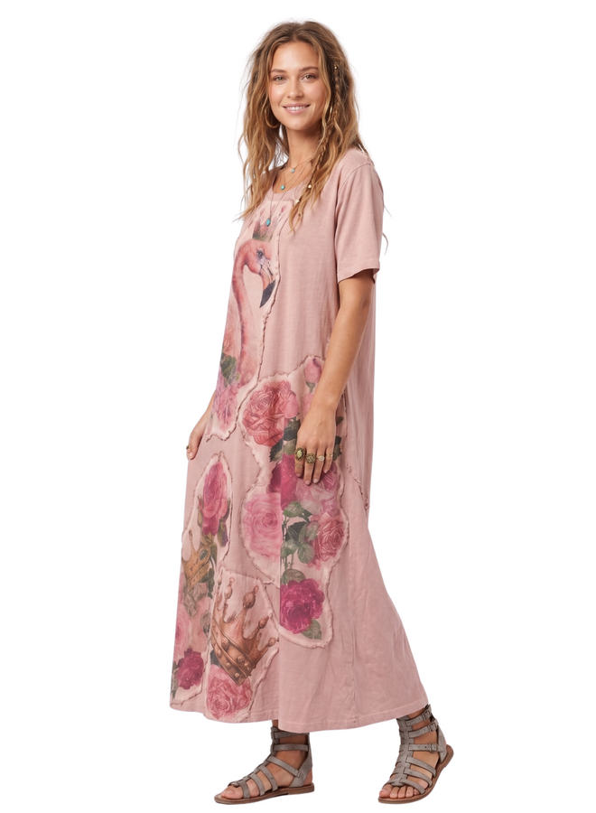 Rare Bird Flamingo T Dress