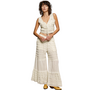 Crochet Boho Pants In Natural