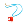 Mr. Blue Crab Necklace
