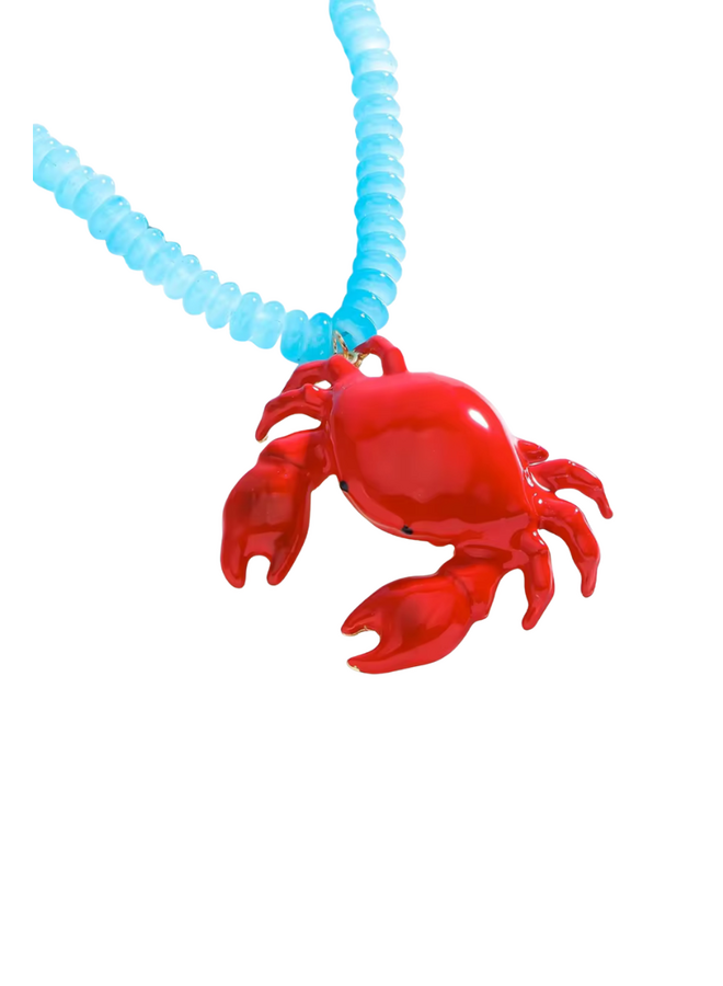 Mr. Blue Crab Necklace