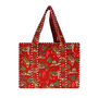 Small Red Tiger Tote Bag