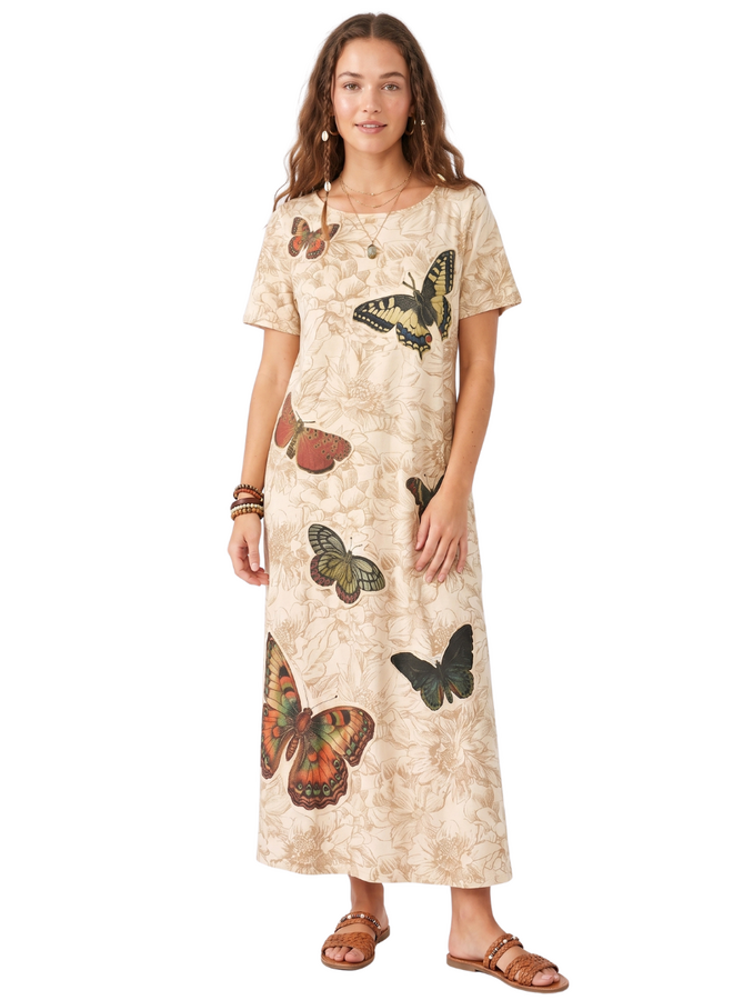 Weekend Wander Dress Flutter By