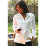 Habitat Perfect Side Tie Shirt in White