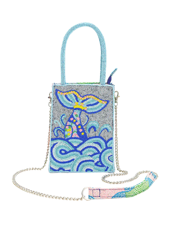 The Little Mermaid Beaded Top Handle Bag