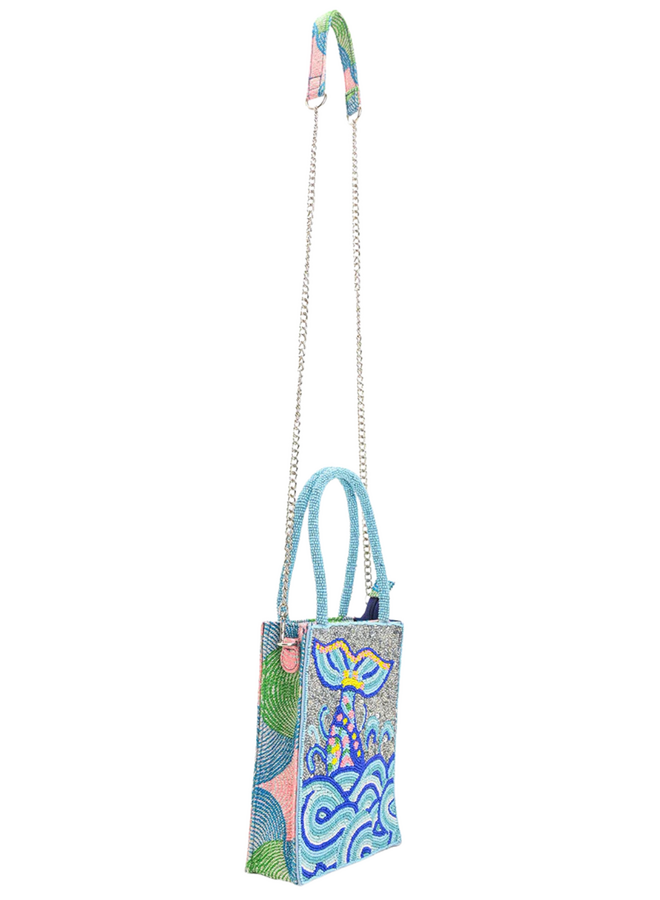 The Little Mermaid Beaded Top Handle Bag