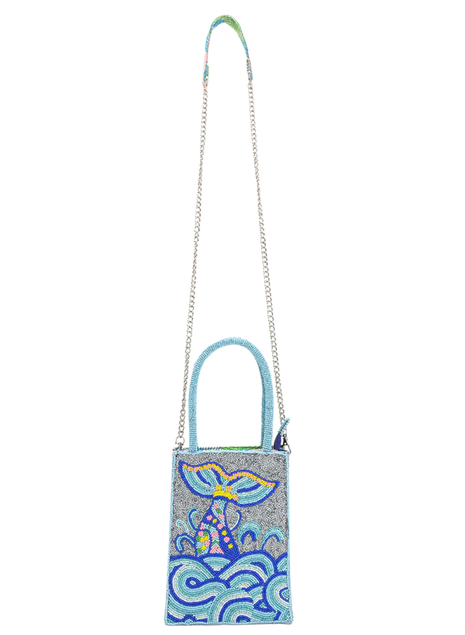 The Little Mermaid Beaded Top Handle Bag