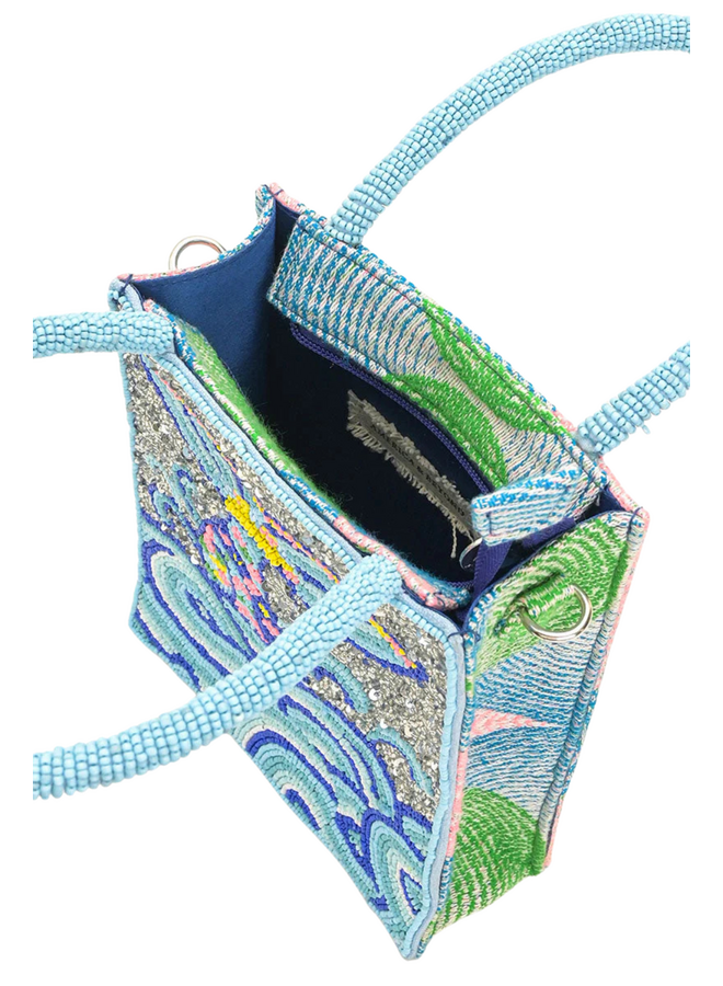 The Little Mermaid Beaded Top Handle Bag