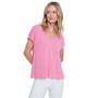 Renuar Easy V-Neck Knit Top in Two Colors