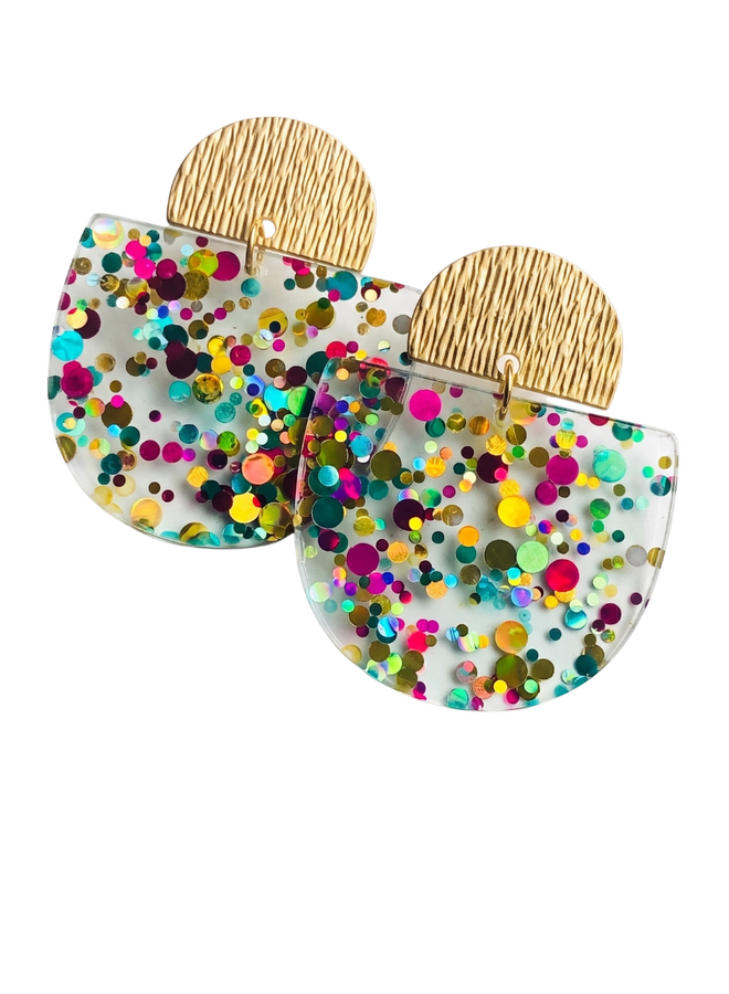 Confetti Disc Earrings