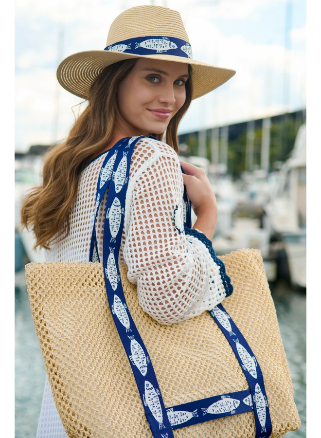 Fisher Tote And Hat Set