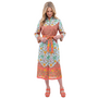 Uncle Frank Bordered Shirt Dress