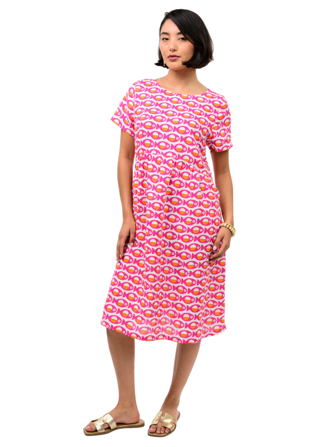 Uncle Frank Linen Fish Catch Dress