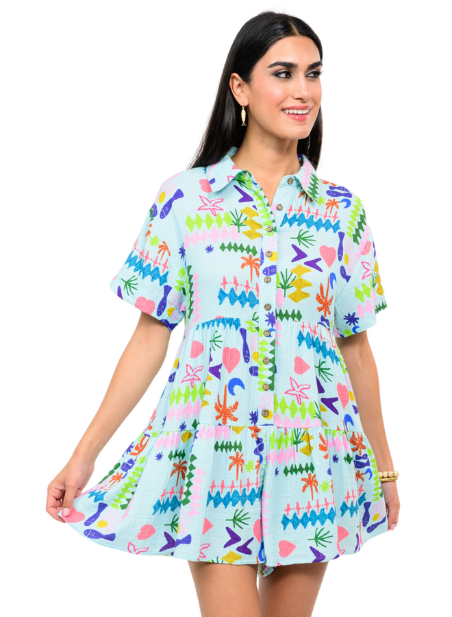 Uncle Frank Tropical Punch Romper