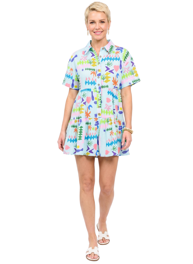 Uncle Frank Tropical Punch Romper