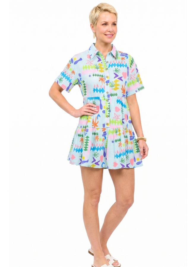 Uncle Frank Tropical Punch Romper