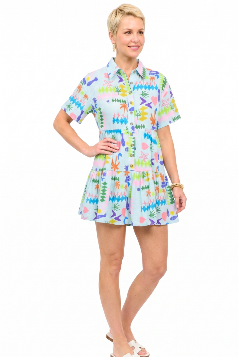 Uncle Frank Tropical Punch Romper - Shady and Katie - Shady And Katie