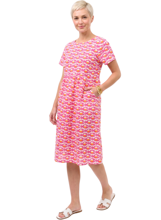 Uncle Frank Linen Fish Catch Dress