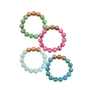 Natural Stone And Gold Stretch Bracelets