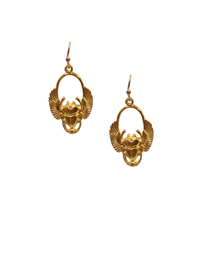Little Eygptian Scared Earrrings