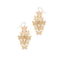 Butterfly Flurry Gold Earrings